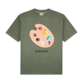 KidSuper Paint Pallate Tee "Green"