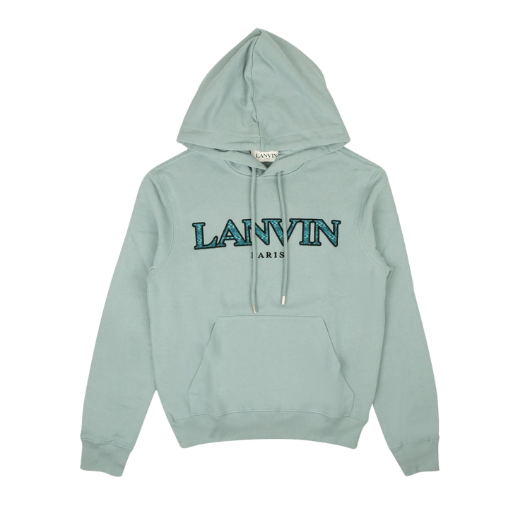Lanvin Curb Hoodie "Bluish Grey"