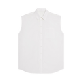 Helmut Lang Sleeveless Oversized Shirt "White"
