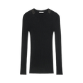 Helmut Lang Strap Knit Crew "Black"
