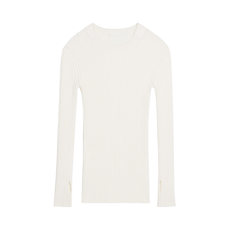 Helmut Lang Strap Knit Crew "Ivory"