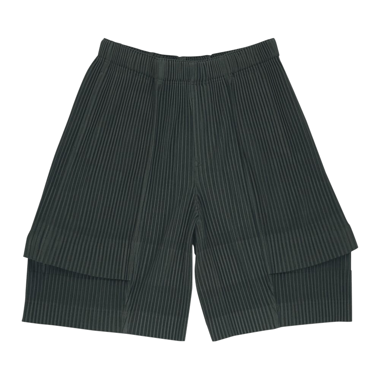 Homme Plissé Issey Miyake Cargo Shorts "Deep Green"
