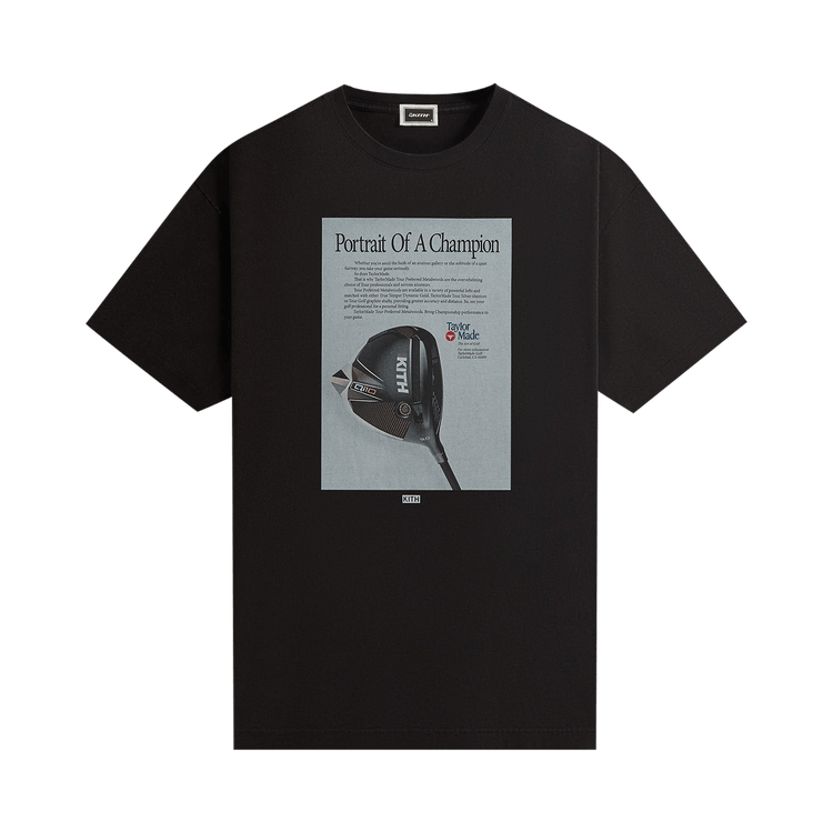 Kith For TaylorMade Champion Vintage Tee "Black"