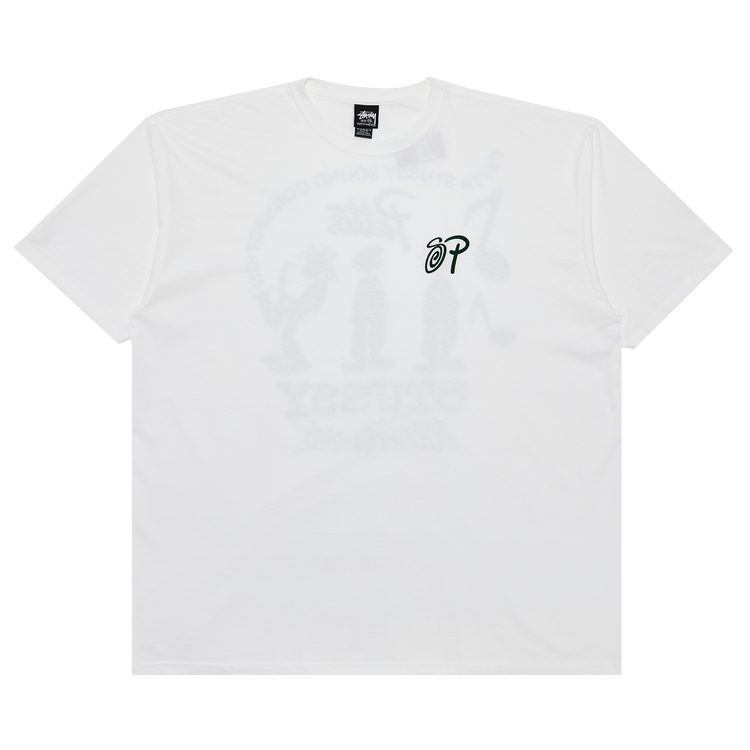 Stussy x Patta Sound Connection Tee "White"