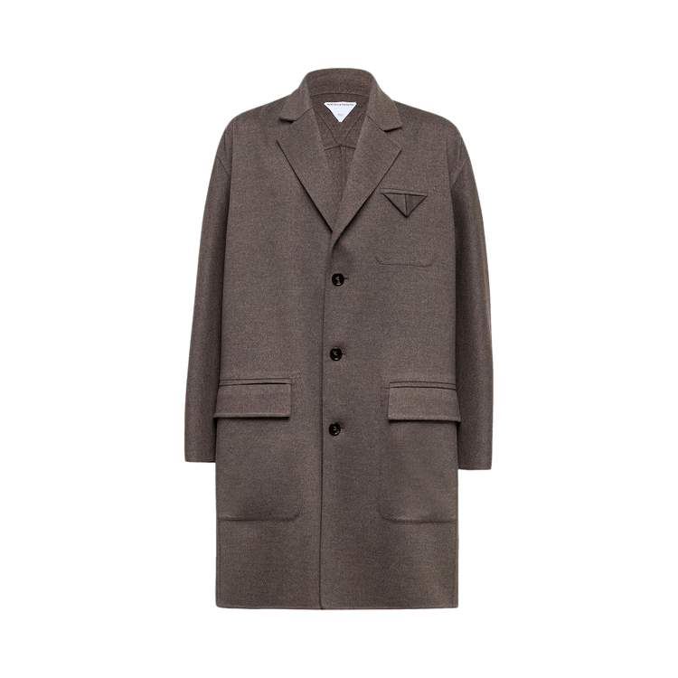 Bottega Veneta Kimono Coat "Peppercorn Melange"