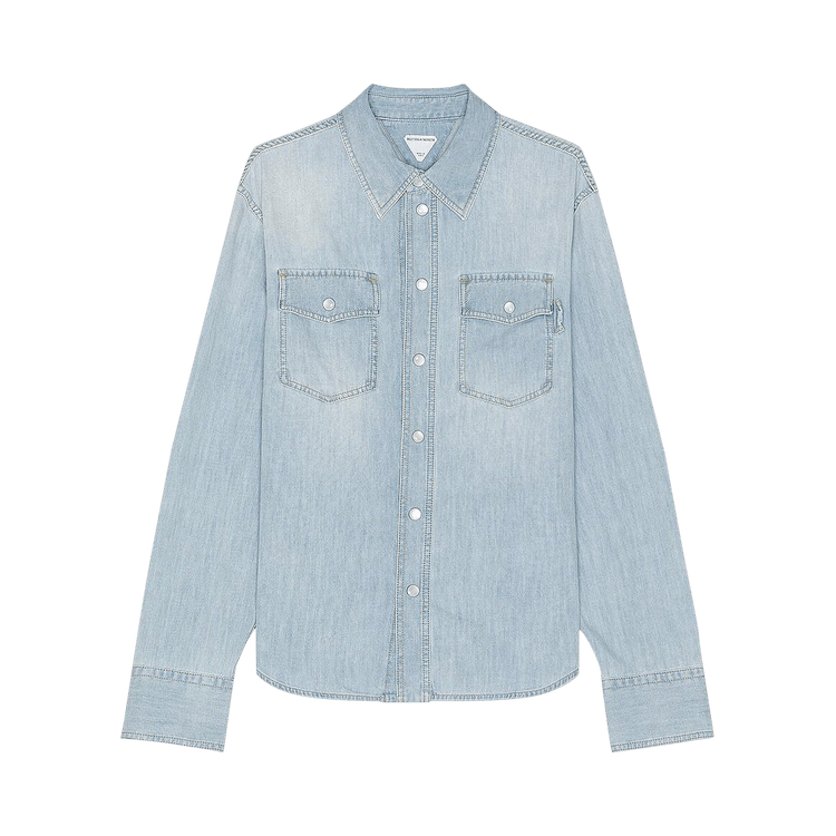Bottega Veneta Denim Overshirt "Light Bleach"