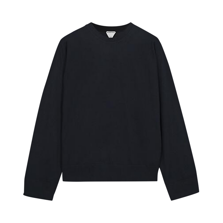 Bottega Veneta Crewneck Jumper "Navy/White/Silver"