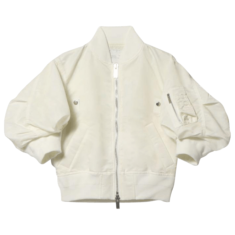 Sacai Nylon Twill Blouson "Off White"