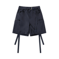Sacai Matte Taffeta Shorts "Navy"