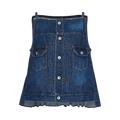 Sacai Denim Camisole Shirt "Blue"