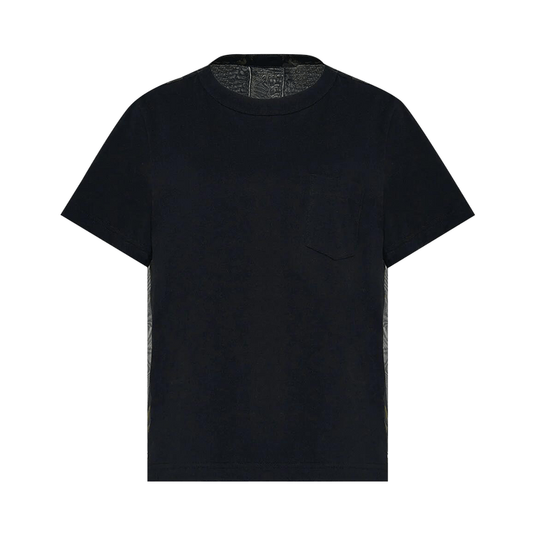 Sacai Floral Print T-Shirt "Black"