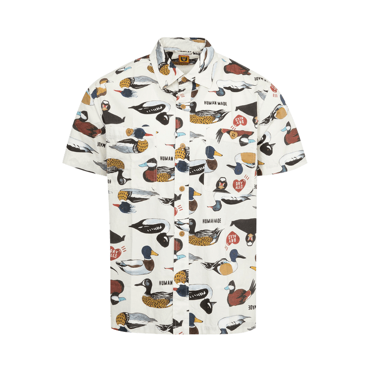 Human Made Duck Short-Sleeve Shirt "White"