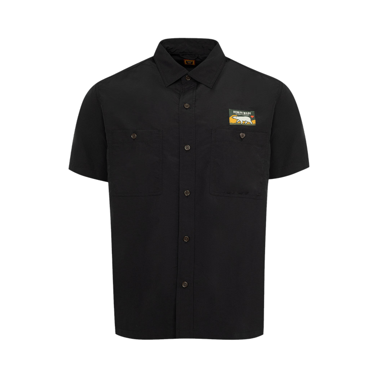 Human Made Nylon Short-Sleeve Shirt "Black"
