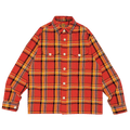 Human Made Check Shirt "Orange"