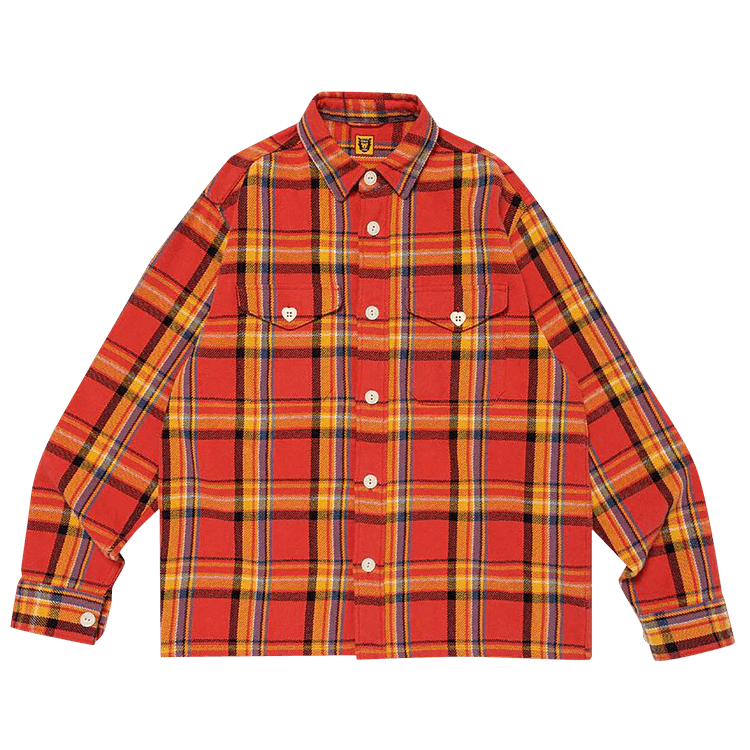 Human Made Check Shirt "Orange"