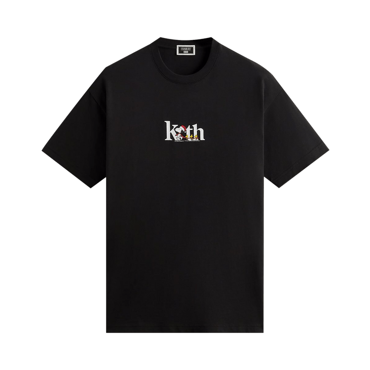 Kith For Peanuts Serif Tee "Black"