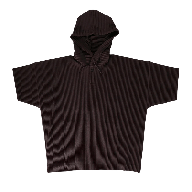 Homme Plissé Issey Miyake MC June T-Shirt "Dark Brown"