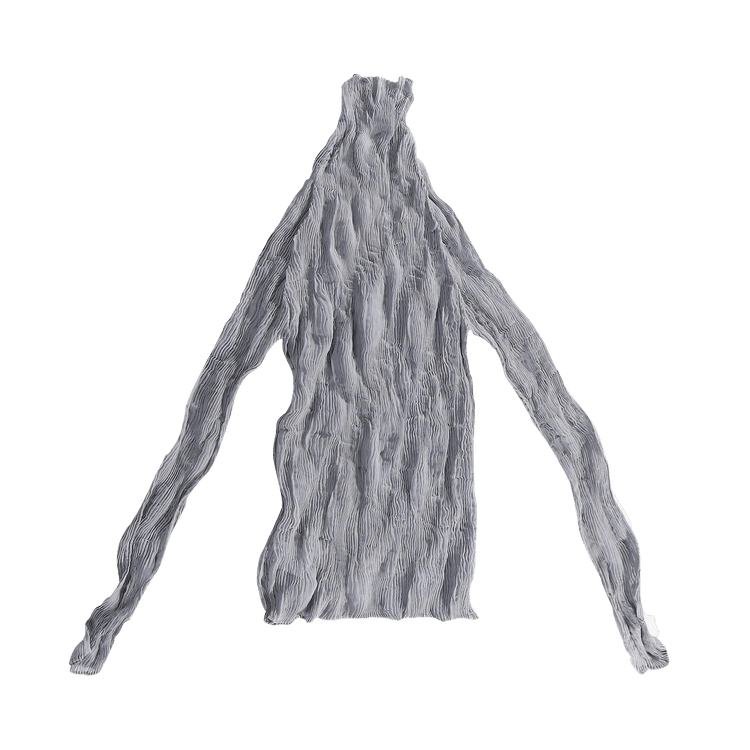 Issey Miyake Chiffon Twist June Shirt "Grey"