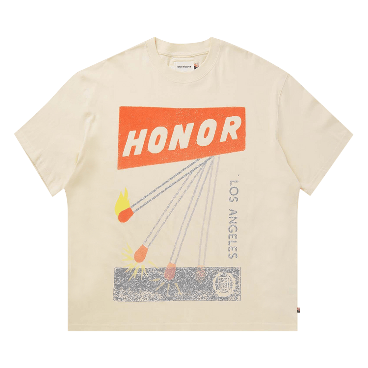 Honor The Gift Match Box Tee "White"