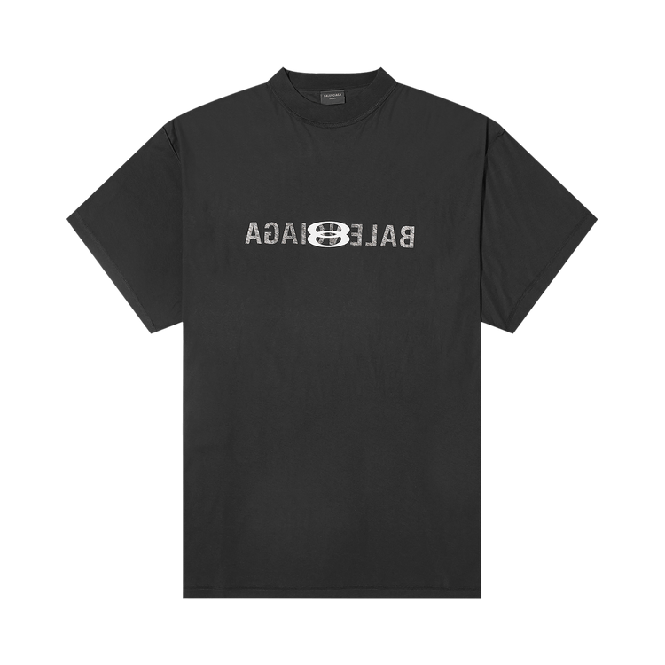 Balenciaga Inside Out T-Shirt "Faded Black/White"