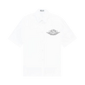 Dior x Air Jordan Short-Sleeve Button Up Shirt "White"