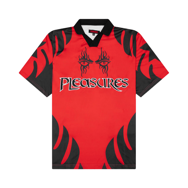 Pleasures Afterlife Soccer Jersey "Red"