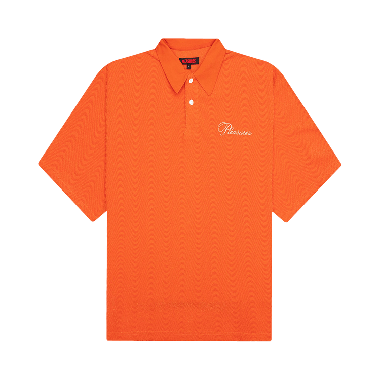 Pleasures Zen Terry Boxy Polo "Burnt Orange"