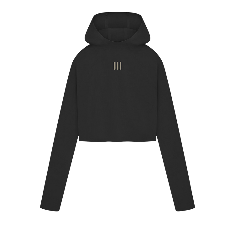 adidas x Fear Of God Athletics Base Layer Crop Hoodie "Black"