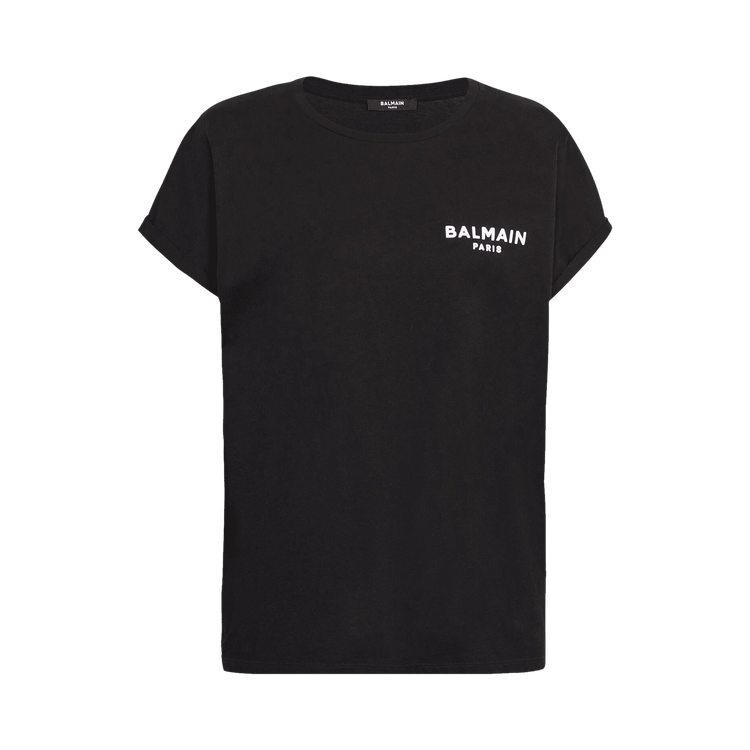 Balmain Logo Printed Crewneck T-Shirt "Black"