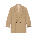 Fear of God Wool Canvas Double Breasted Blazer "Tan"