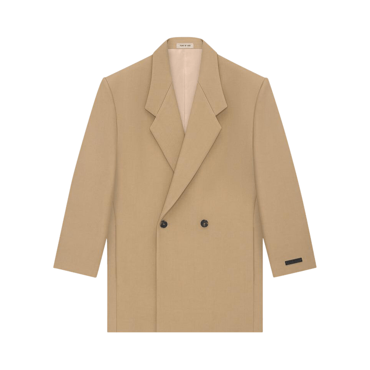 Fear of God Wool Canvas Double Breasted Blazer "Tan"