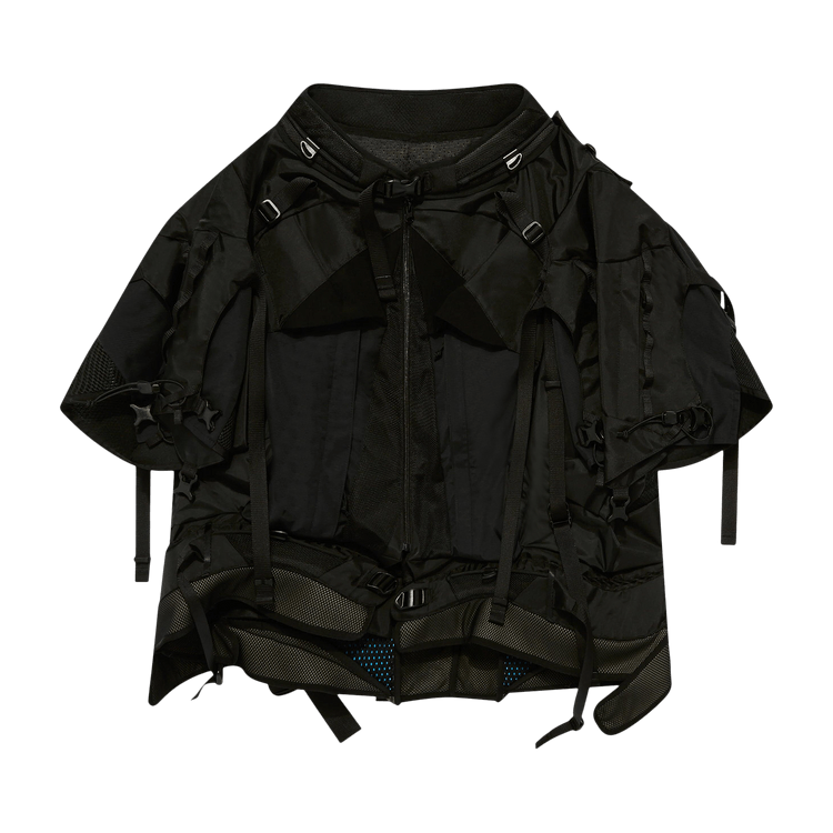 Junya Watanabe Mixed Fabric Hem Blouse "Black"
