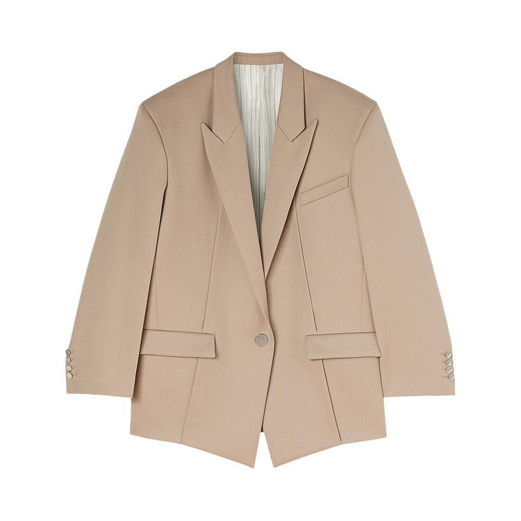 The Attico Glen Blazer "Beige"