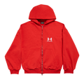 Balenciaga x Under Armour Zip Up Hoodie "Red/White"