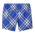 Burberry Knight Check Swim Shorts "White/Blue"