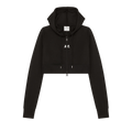 Courrèges Cropped Tracksuit Interlock Jacket "Black"