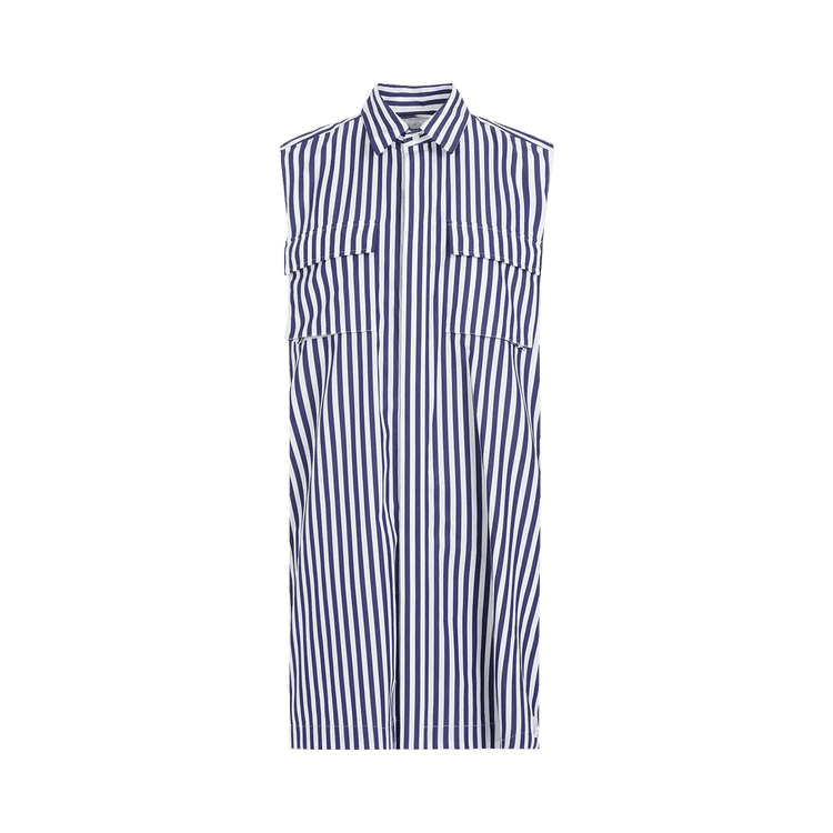 Sacai Thomas Mason Dress "Navy Stripe"