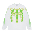 Stussy Rib Cage 3M Long-Sleeve Tee "White"