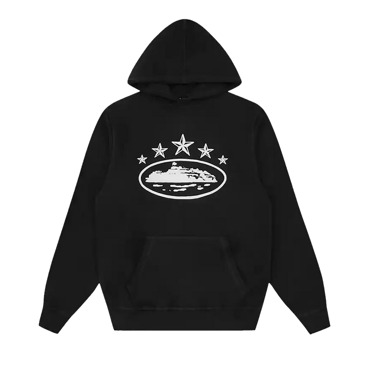Corteiz 5 Starz Alcatraz Hoodie "Black"