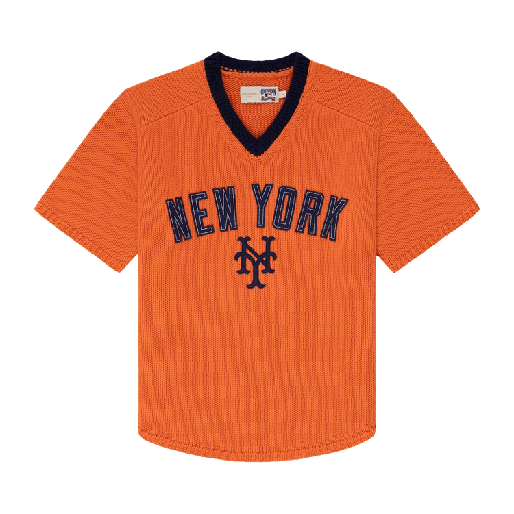 Aimé Leon Dore x New York Mets Short-Sleeve Knit Sweater "Orange"
