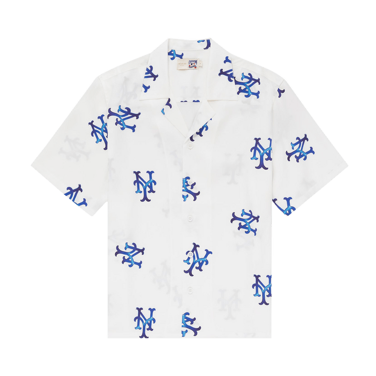 Aimé Leon Dore x New York Mets Leisure Shirt "Bright White/Print"