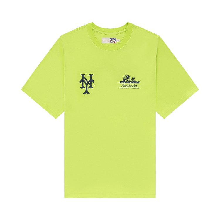 Aimé Leon Dore x New York Mets Unisphere Tee "Acid Lime"