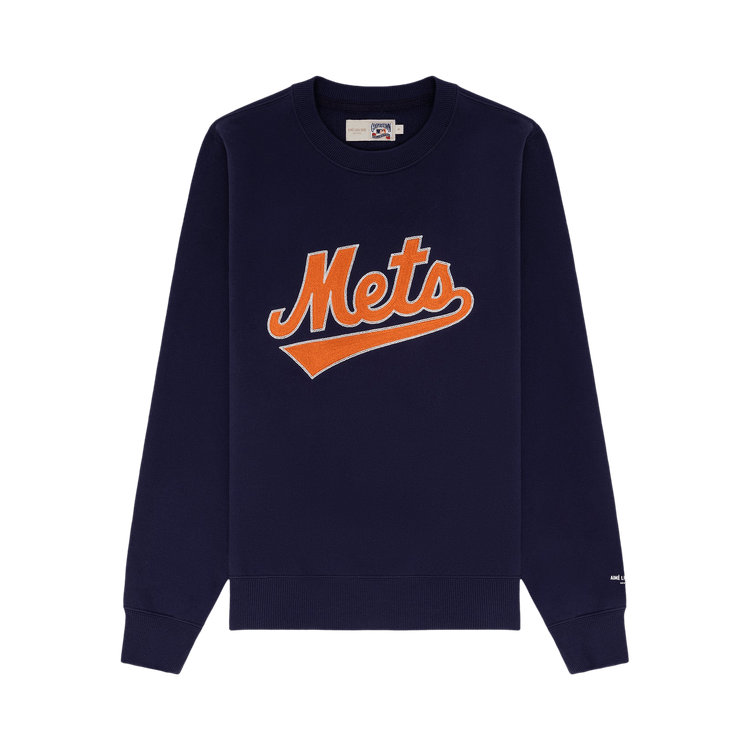 Aimé Leon Dore x New York Mets Chainstitch Crewneck Sweatshirt "Eclipse"