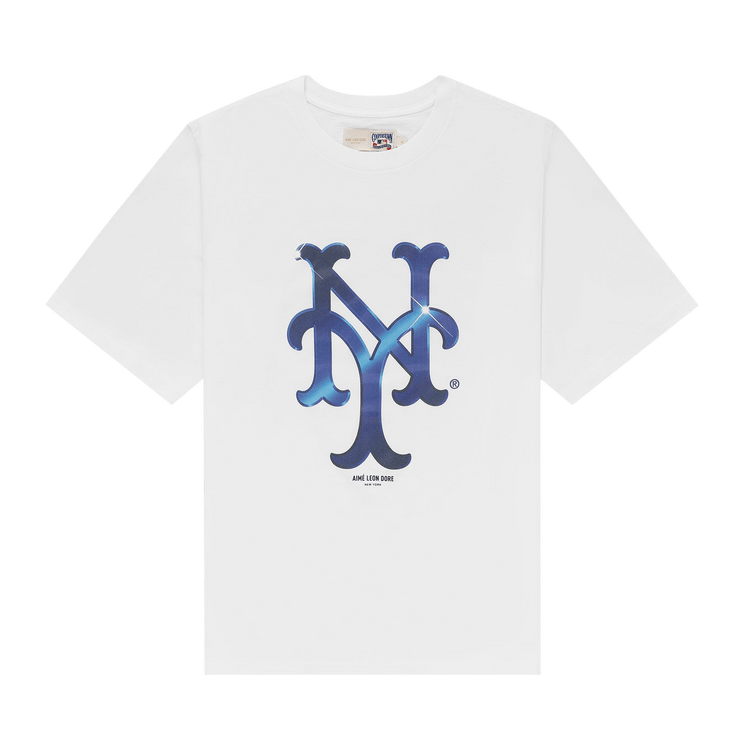 Aimé Leon Dore x New York Mets Logo Tee "White"