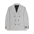 Stussy Wrinkled Stripe Double-Breasted Blazer "Grey"