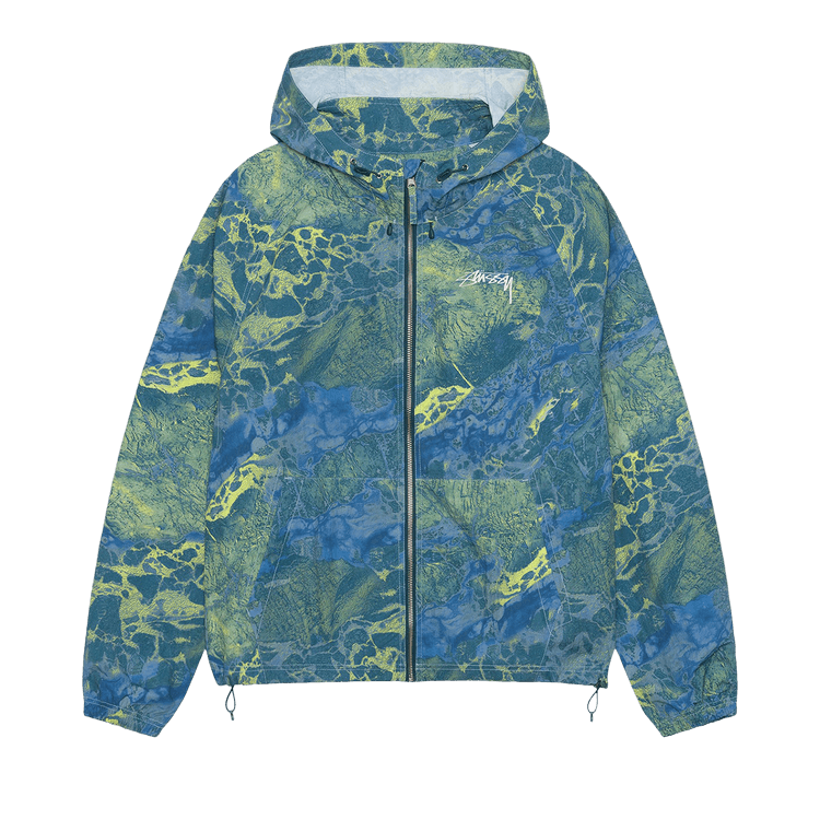 Stussy Realtree Wav3 Beach Shell "Wave Blue/Yellow"