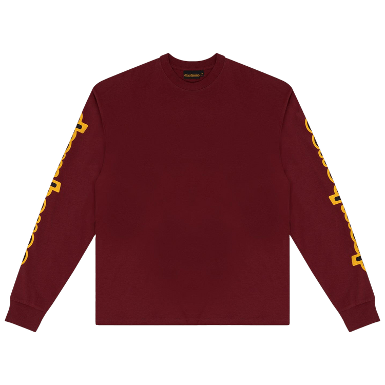 Drew House Long-Sleeve Hug Tee "Burgundy"