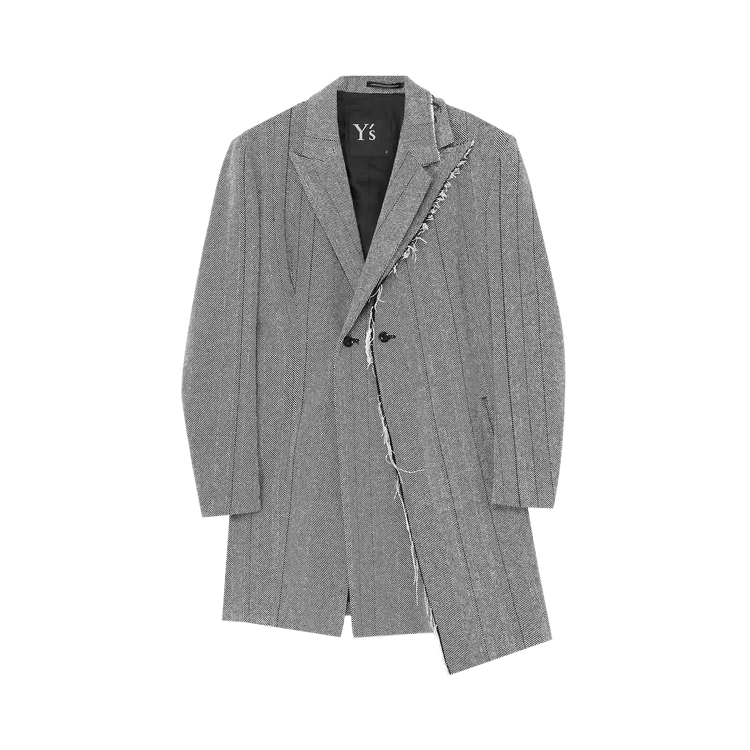 Y's Double Front Jacket 'Light Grey'