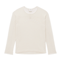Courrèges Baseball Printed Mesh Long-Sleeve T-Shirt "White"