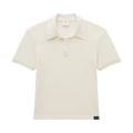 Courrèges Mesh Short-Sleeve Polo "White"